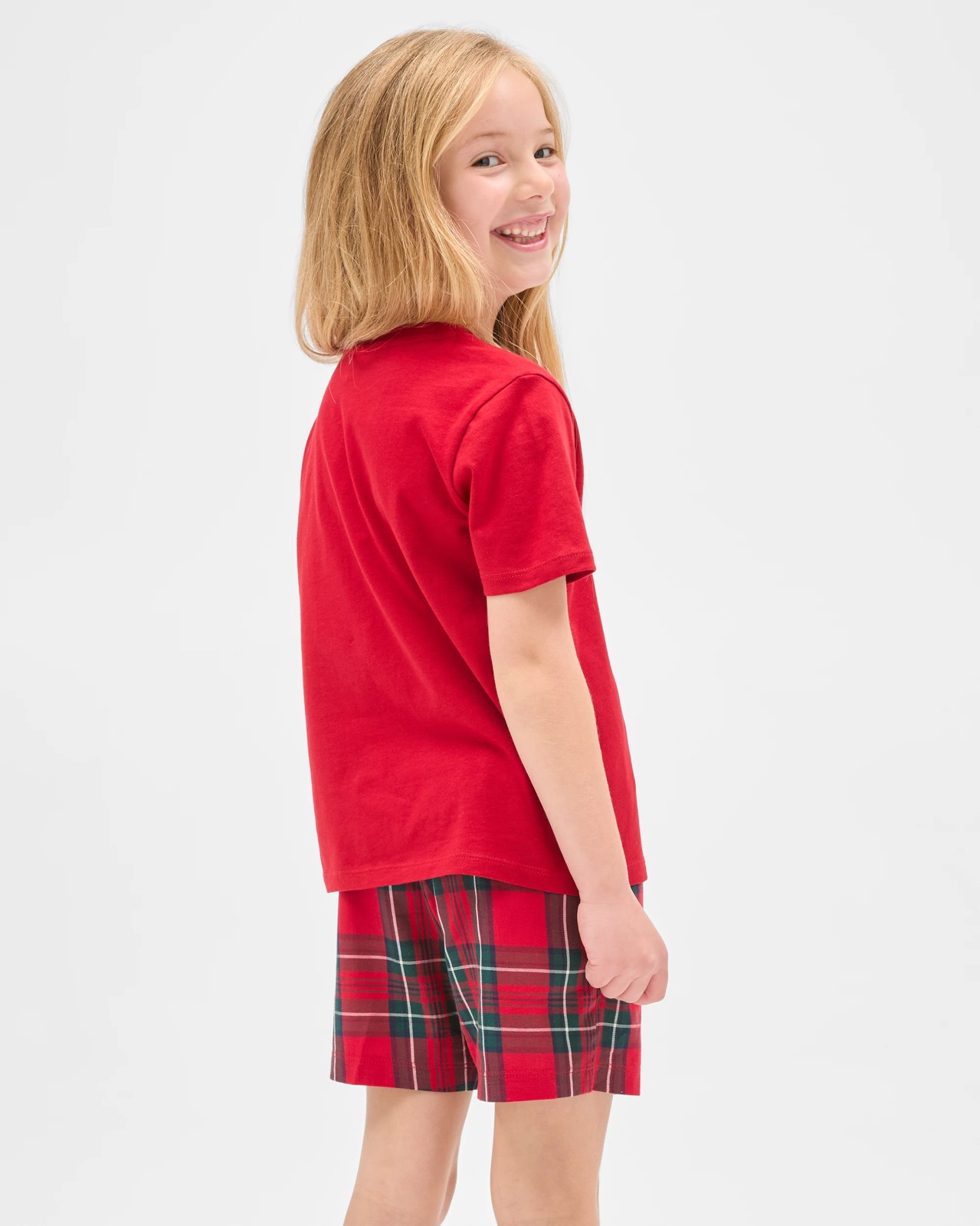 Family Matching Christmas Australian Cotton Younger Kids Pyjama Set - Gingerbread Sleigh All Day 5 of 5