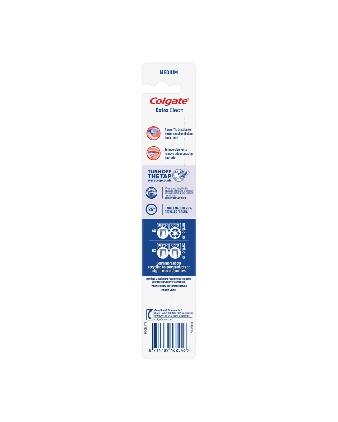 Colgate Extra Clean Medium Toothbrush 2 of 6