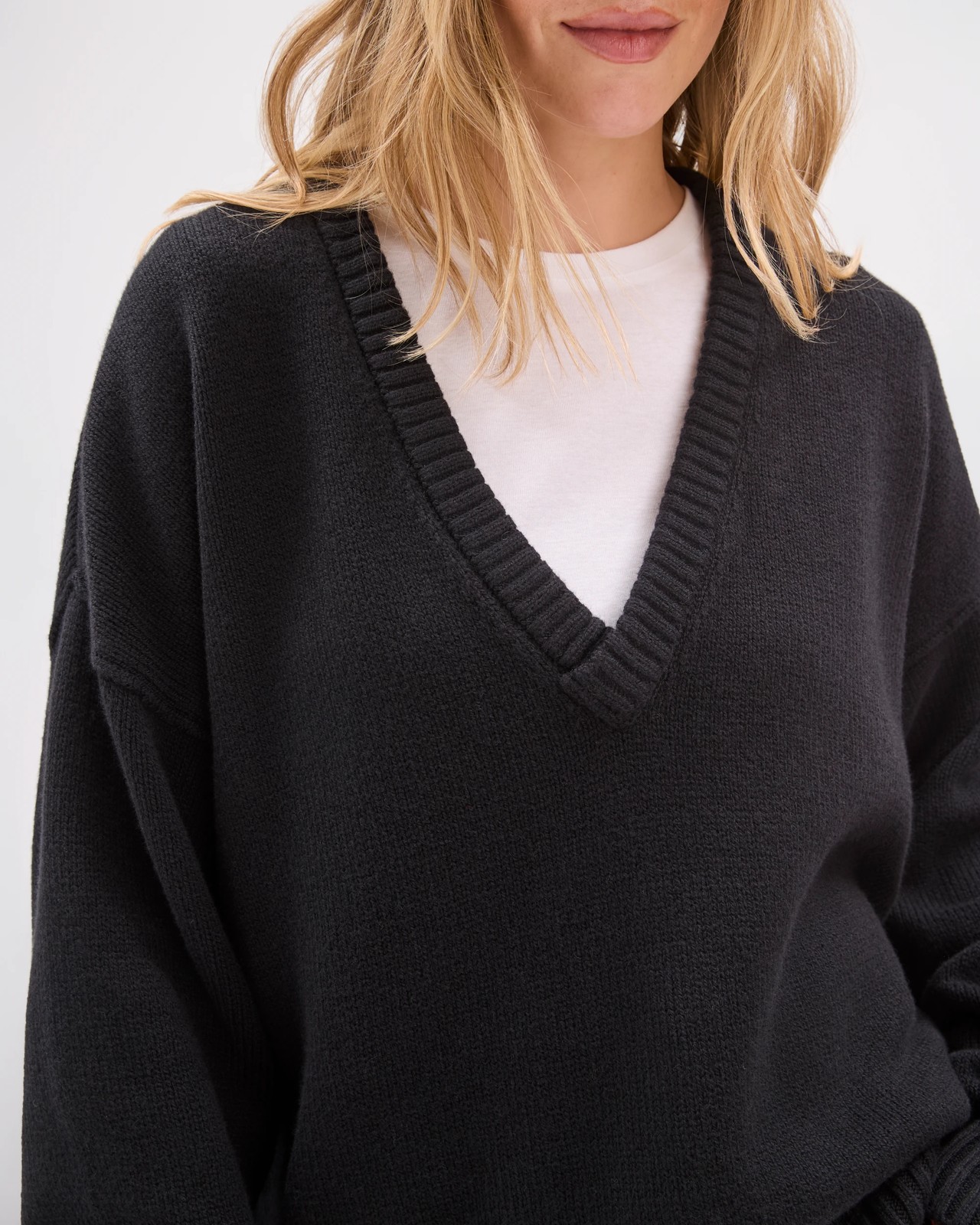 Lily Loves Deep V-Neck Jumper 4 of 6