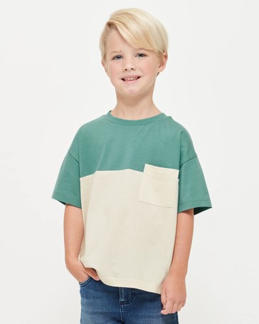 Oversized Splice T-shirt