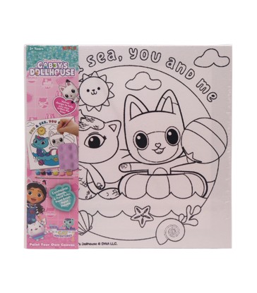 Gabby's Dollhouse Paint Your Own Canvas 20 X 20cm