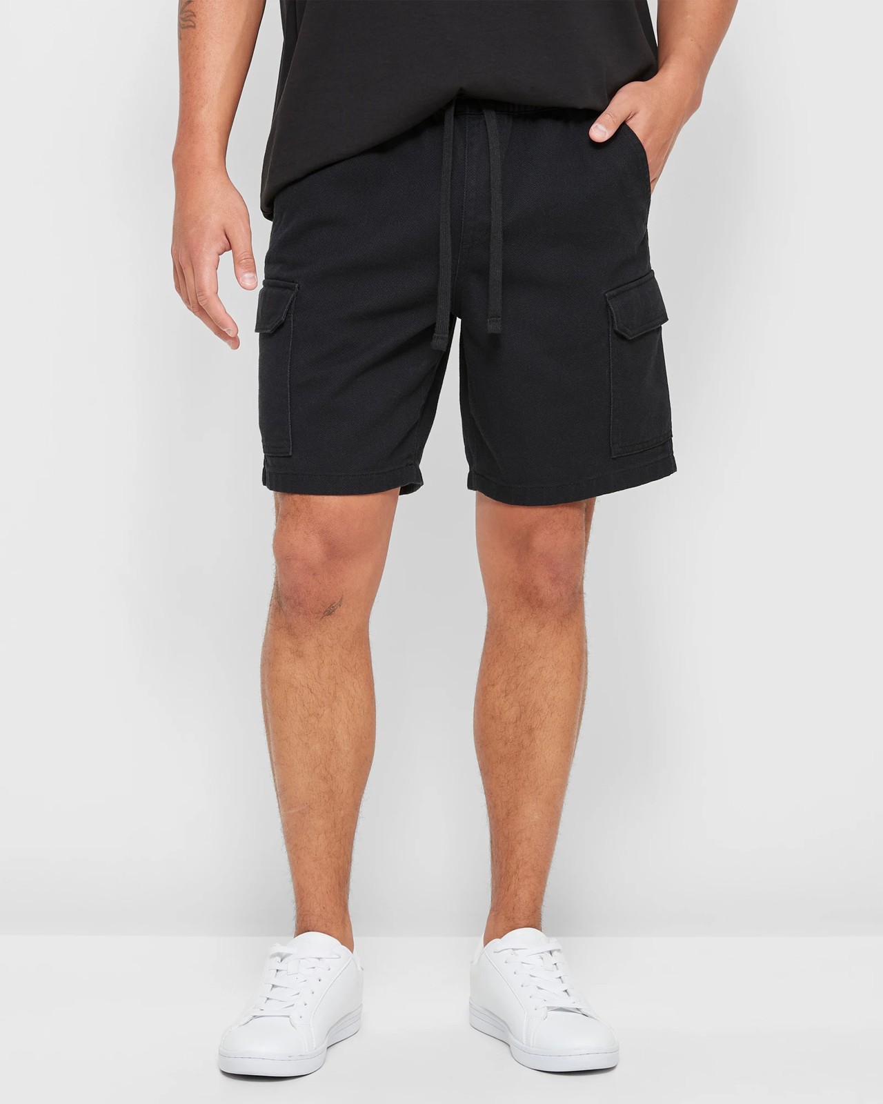 Cargo Shorts Commons Black Target Australia