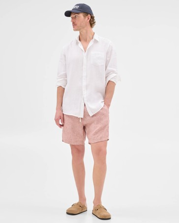 European Linen Shorts