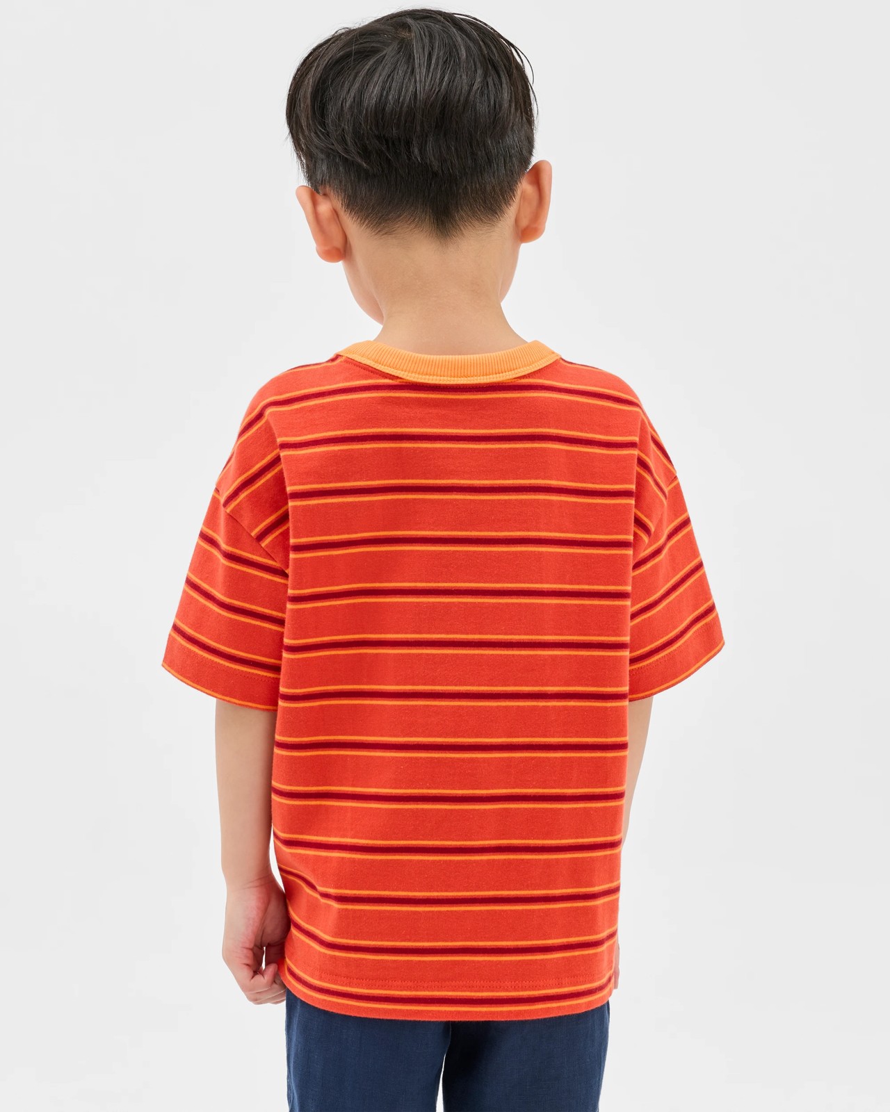 Australian Cotton Oversized Heavyweight T-Shirt - Red 3 of 5