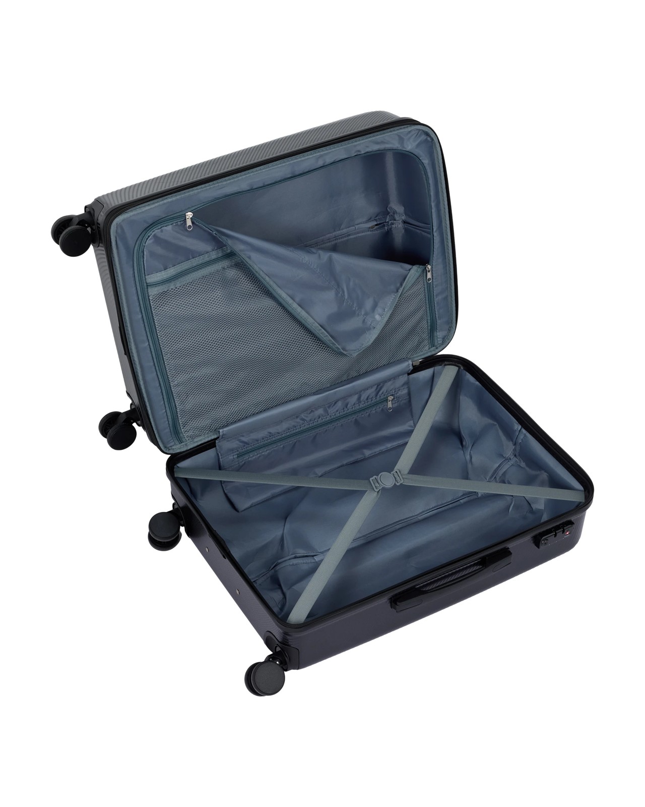 61cm Albany Hard Case 4 Wheels, Graphite - Anko 3 of 6