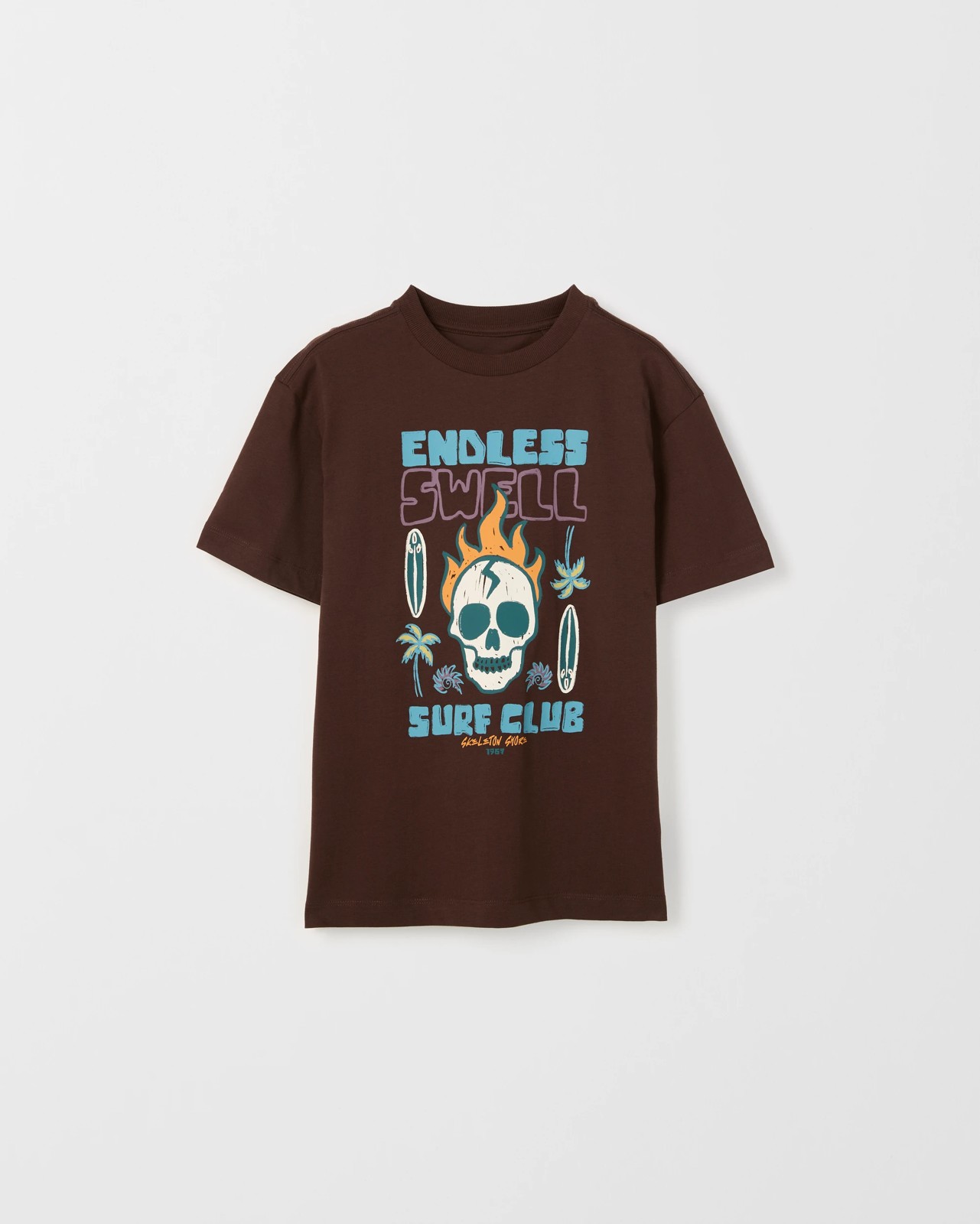 Australian Cotton Print T-Shirt - Fudge 5 of 6