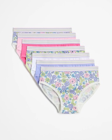 Girls Underwear Briefs 7 Pack - Maxx