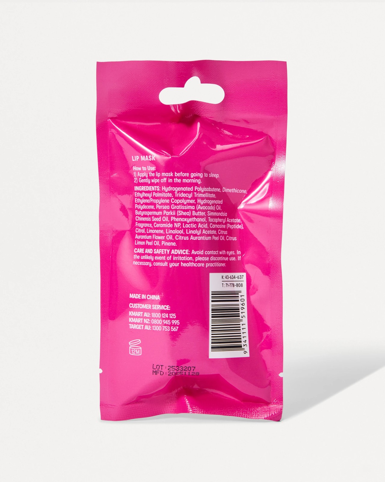 OXX Skincare Lip Mask - Citrus Scented 6 of 6