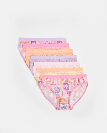 Girls Underwear Briefs 7 Pack - Maxx