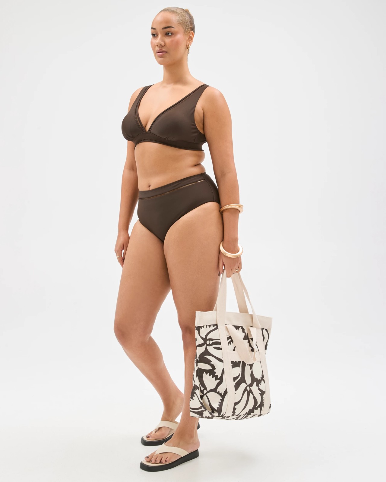 Canvas Printed Beach Tote Bag 3 of 3