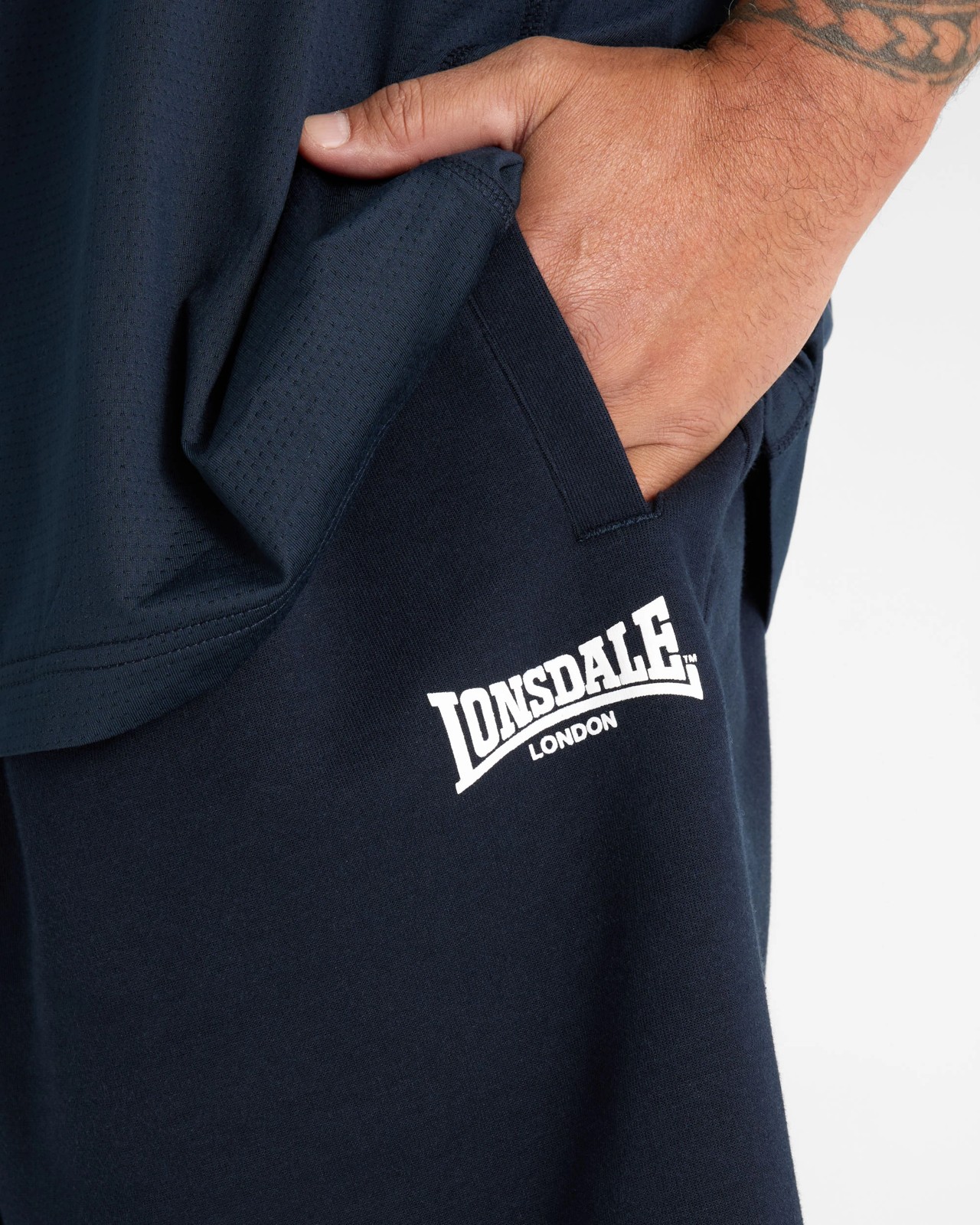 Lonsdale London Plus Size Double Knit Shorts 3 of 5
