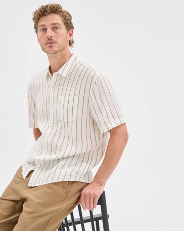 European Linen Short Sleeve Shirt