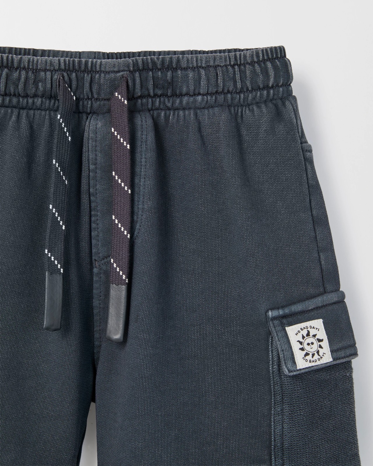 Australian Cotton Washed Shorts - Phantom 6 of 6
