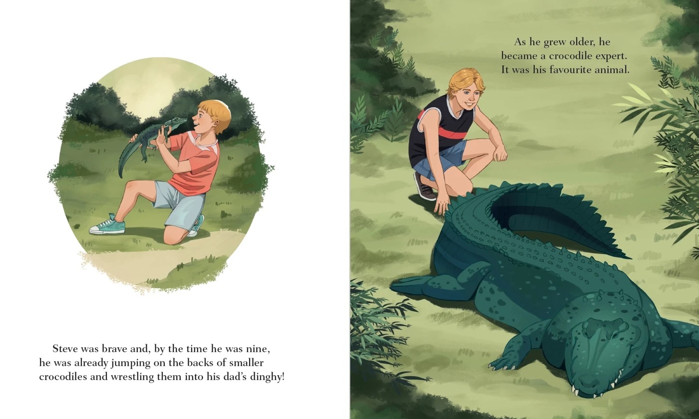 Steve Irwin: A Little Golden Book Biography by Sarah Mahoney - Book 3 of 3