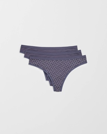 Lily Loves Australian Cotton 3 Pack G-String Briefs