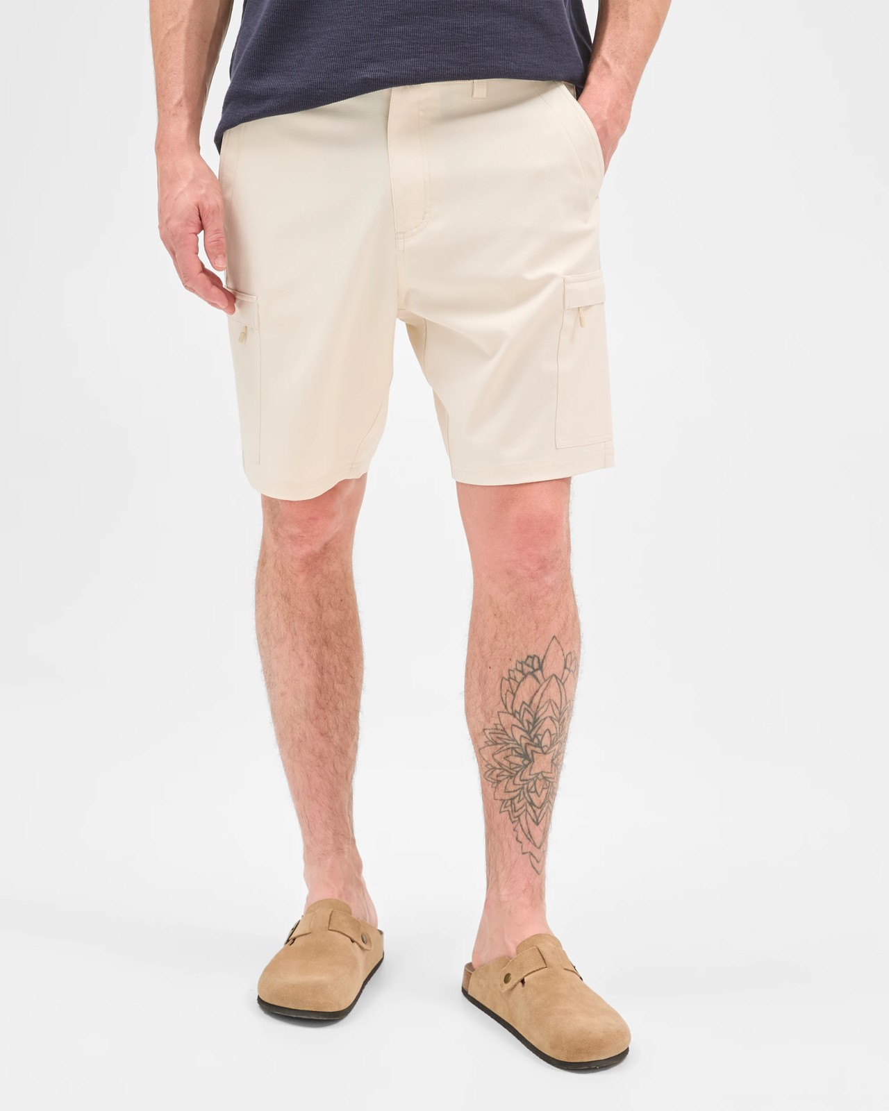 Hybrid Cargo Swim Shorts - Birch 4 of 6