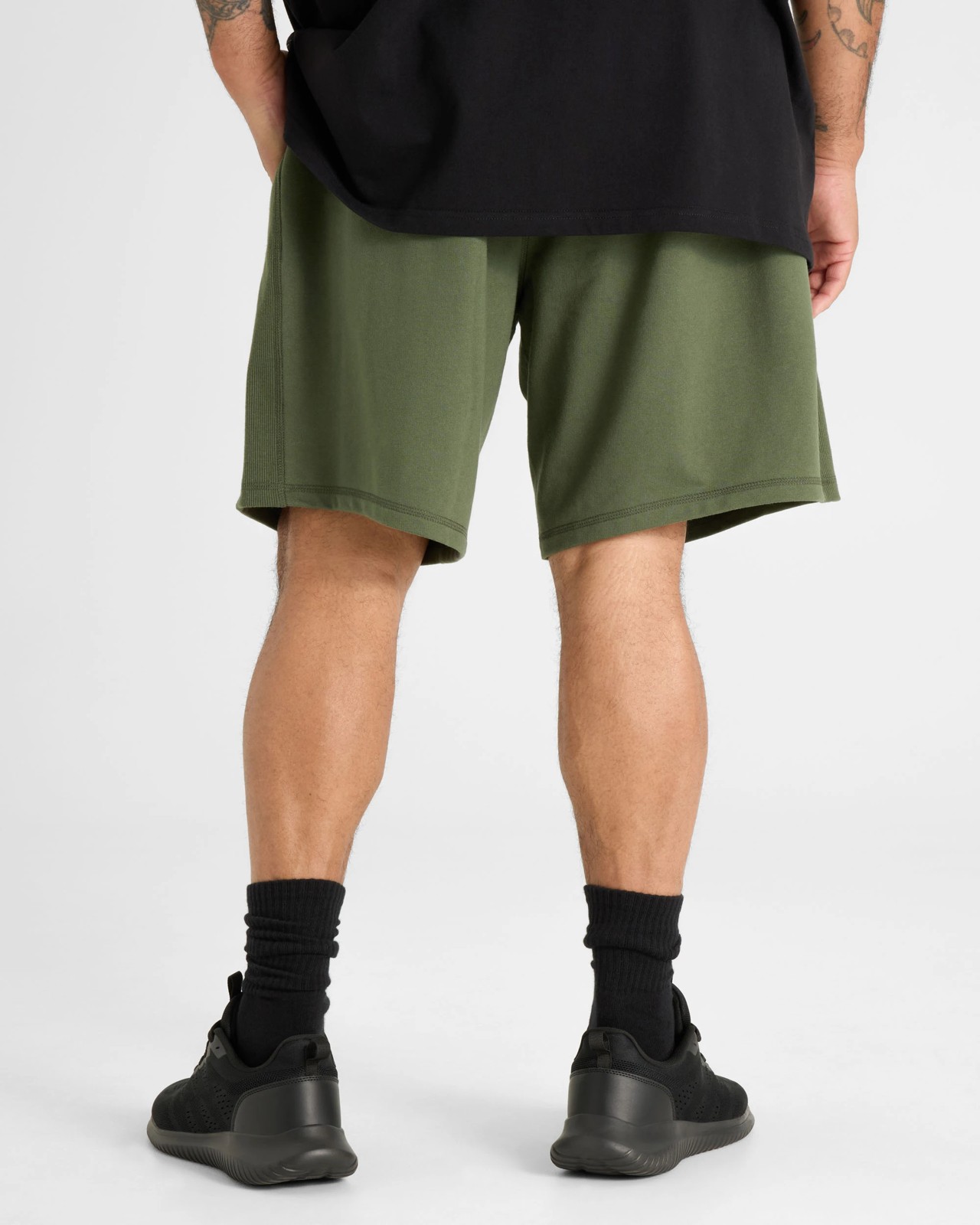 Lonsdale London Plus Size Shorts - Olive 3 of 4