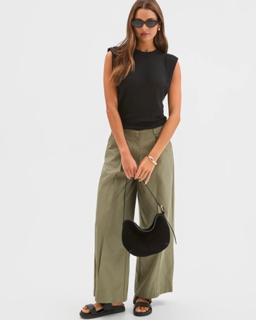 Lily Loves Extended Shoulder Knit Top