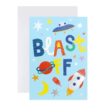 Connections from Hallmark Birthday Card - Blast Off