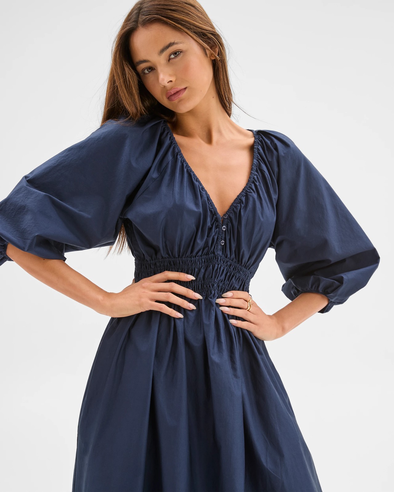 Lily Loves Australian Cotton V-Neck Maxi Dress 2 of 5