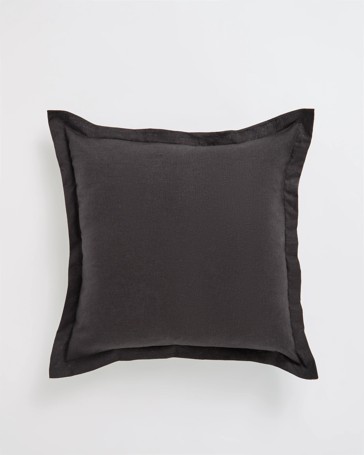 Laynie Linen/Cotton Cushion - Charcoal