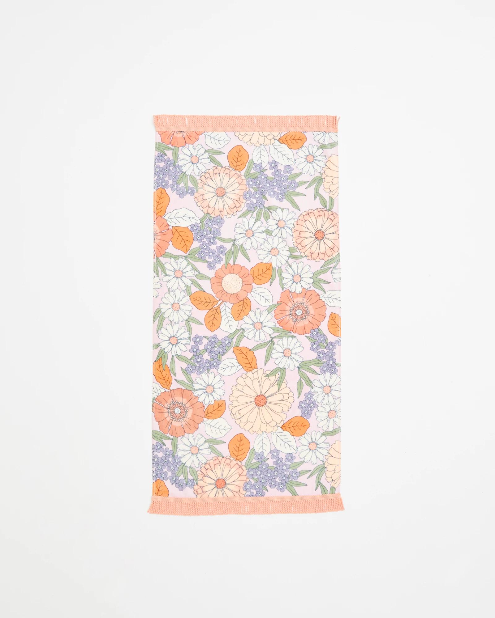 Kids Beach Towel Zarah Retro Floral Target Australia