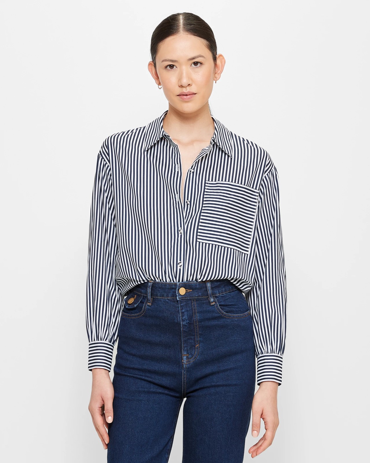 Oversized Chest Pocket Shirt - Preview | Target Australia