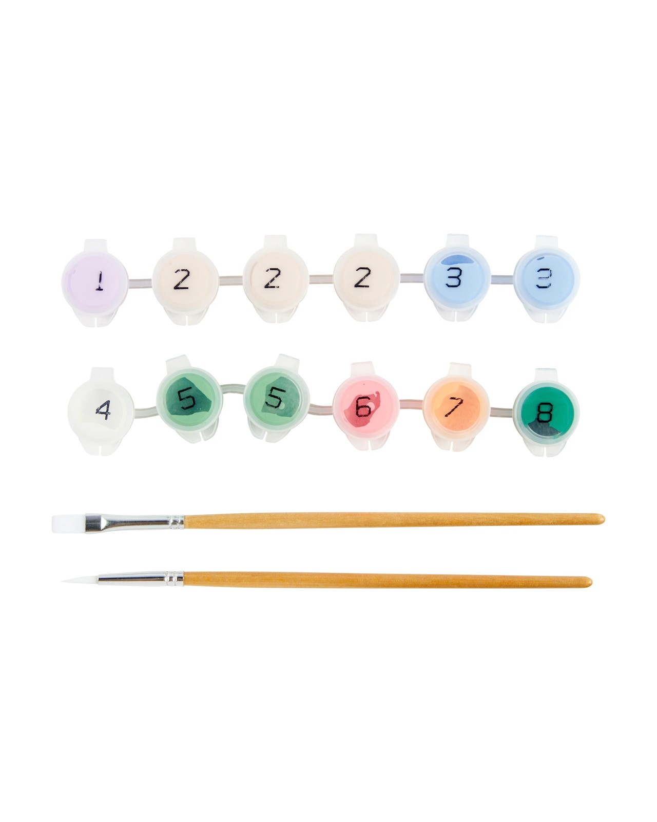 Anko 4 Pack Paint by Numbers Mini Canvas Set - Bloom Core 3 of 4