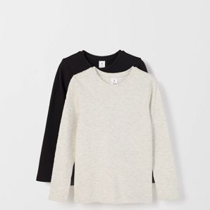 Maxx Australian Cotton Blend 2 Pack Kids Waffle Thermal Top