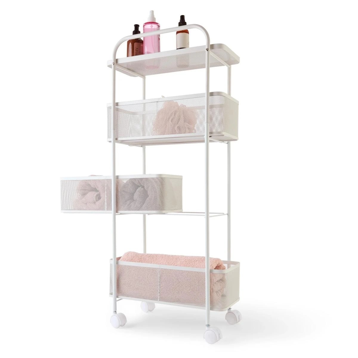 Anko Slim Line Metal Trolley 2 of 6
