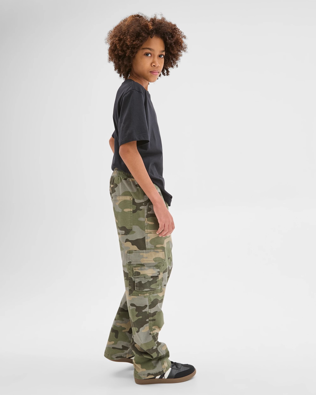 Loose Fit Cargo Pants - Khaki 4 of 5