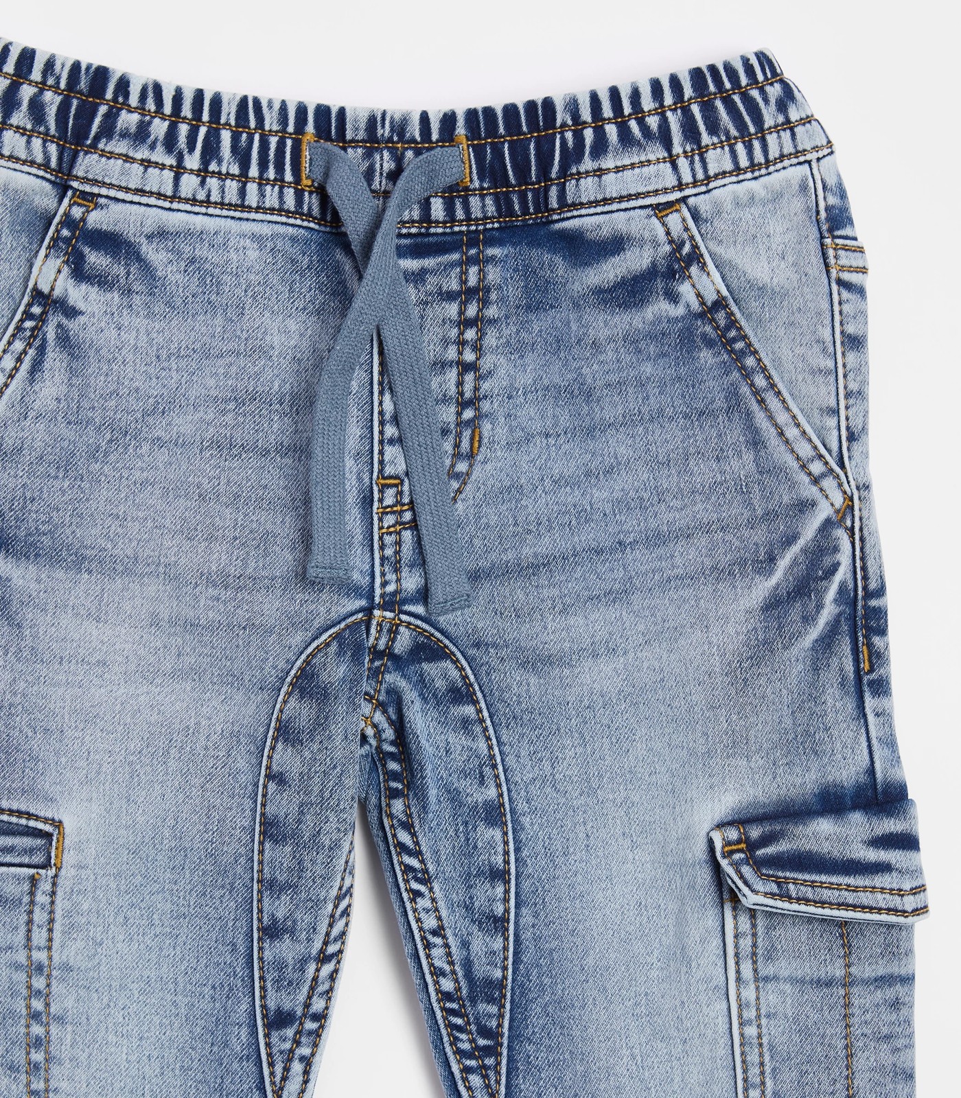 Wonder Denim Cargo Jogger Jeans - Mid Wash | Target Australia