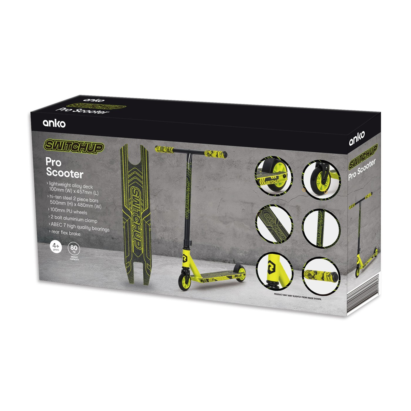 Anko Switch Up Pro Scooter - Yellow 6 of 6