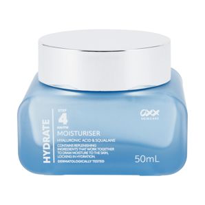 Step 4 AM/PM Hydrate Moisturiser 50ml, Hyaluronic Acid and Squalane - OXX Skincare product image