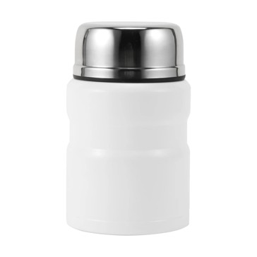Food Flask with Spoon, 490ml White - Anko