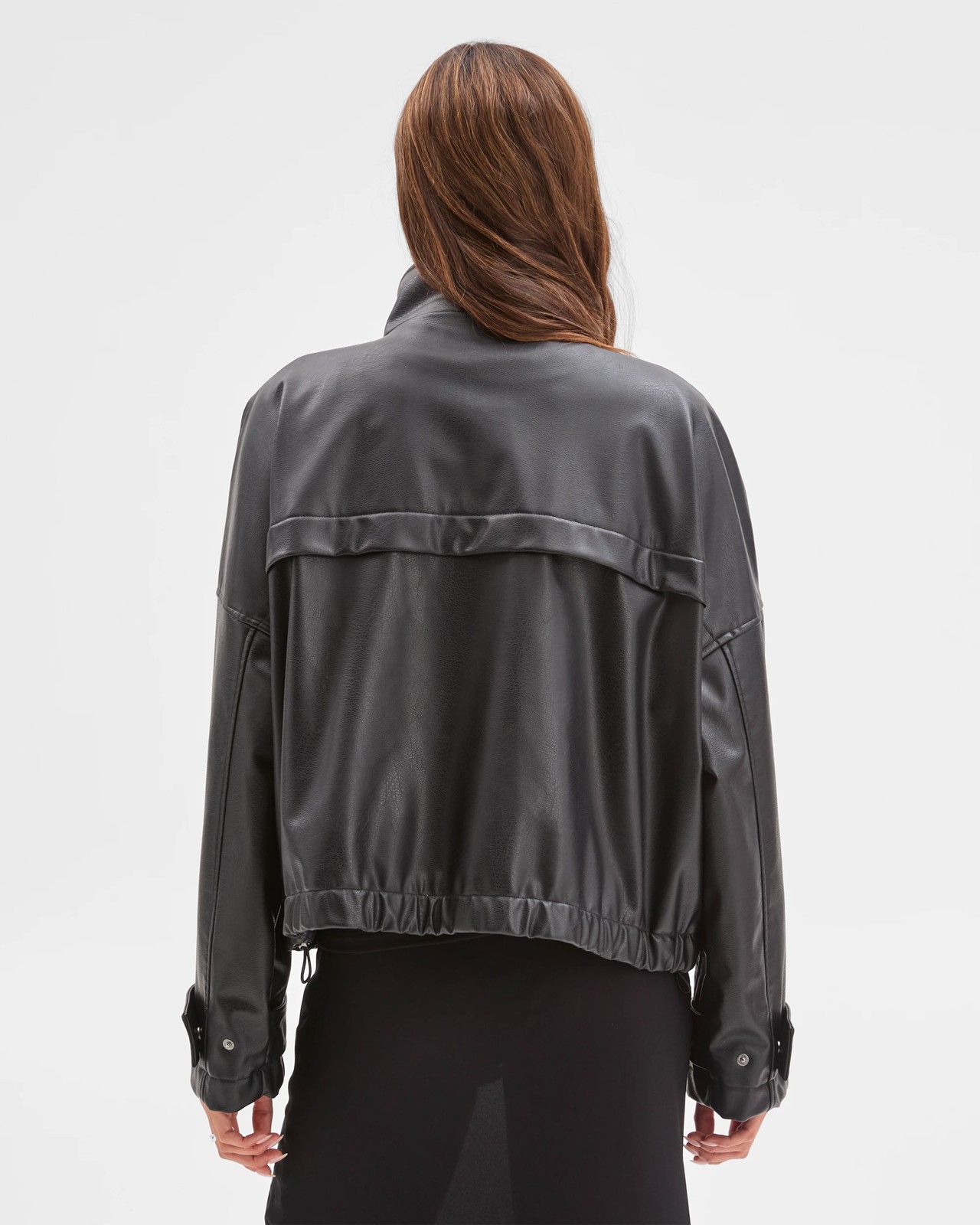 Lily Loves Funnel Neck Jacket - Black 6 of 6