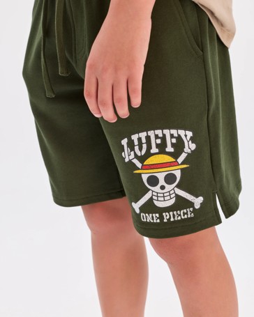 Licensed One Piece Cotton Jersey Shorts