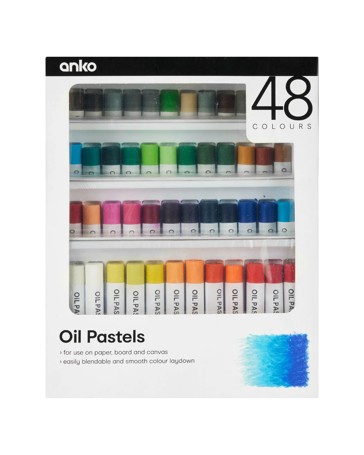 Anko 48 Pack Oil Pastels