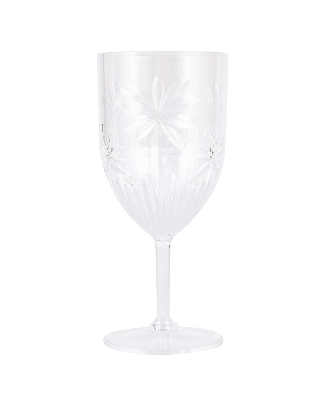 Anko 4 Clear Palm Acrylic Wine Glasses 2 of 5