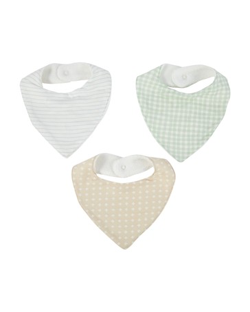 Anko 3 Pack Bandana Bibs - Cross