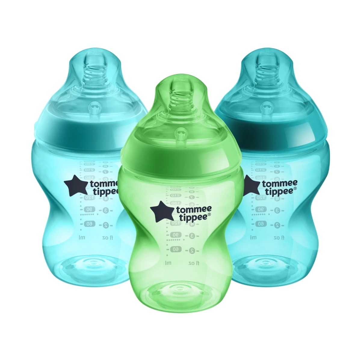 Tommee tippee colour my store world bottles 6 pack