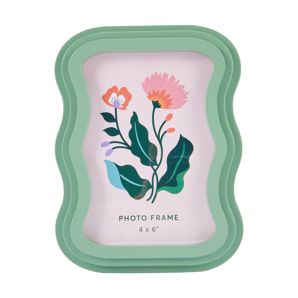 Wavy Green Frame 4in. x 6in. - Anko