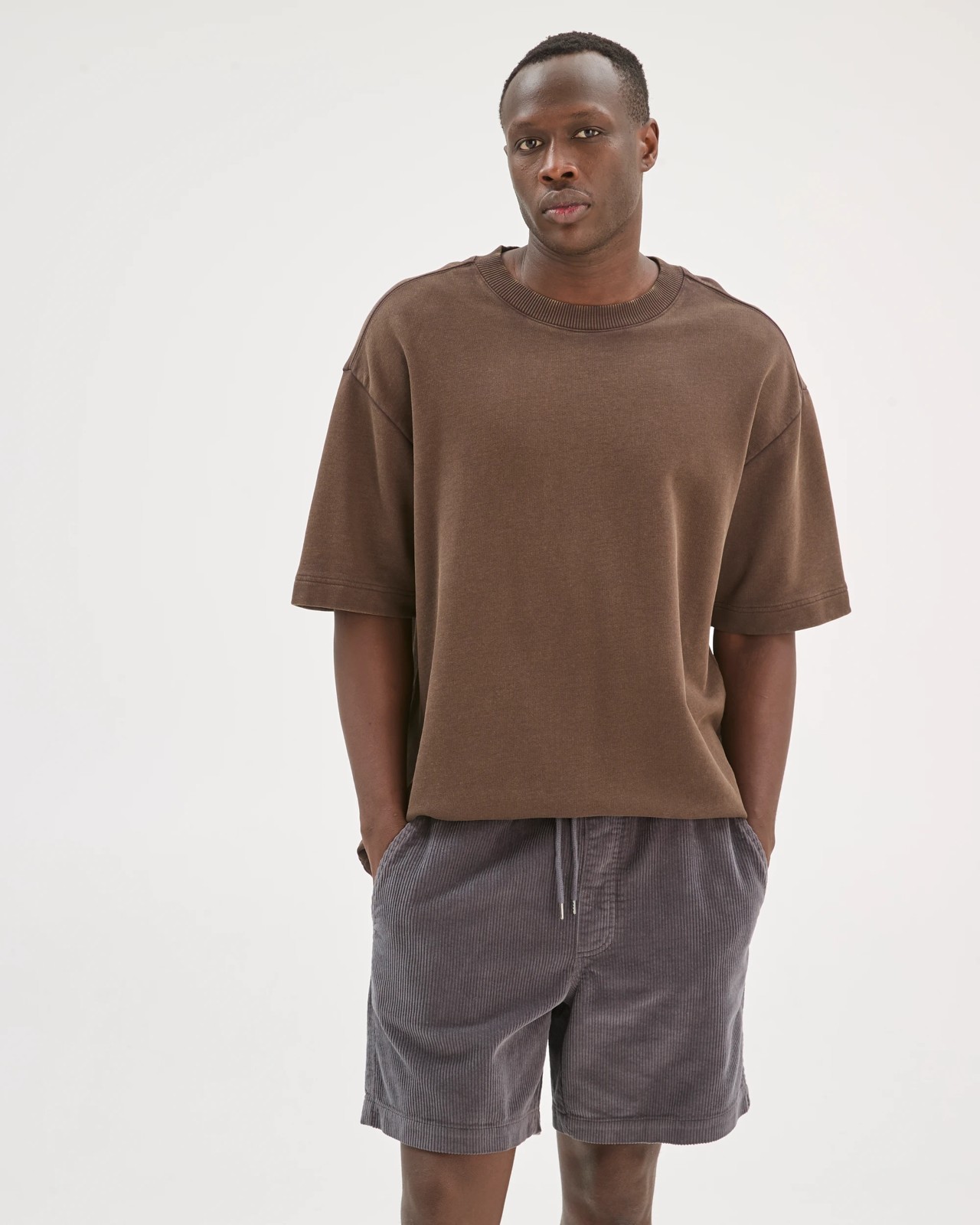 Commons Corduroy Shorts - Navy 4 of 5