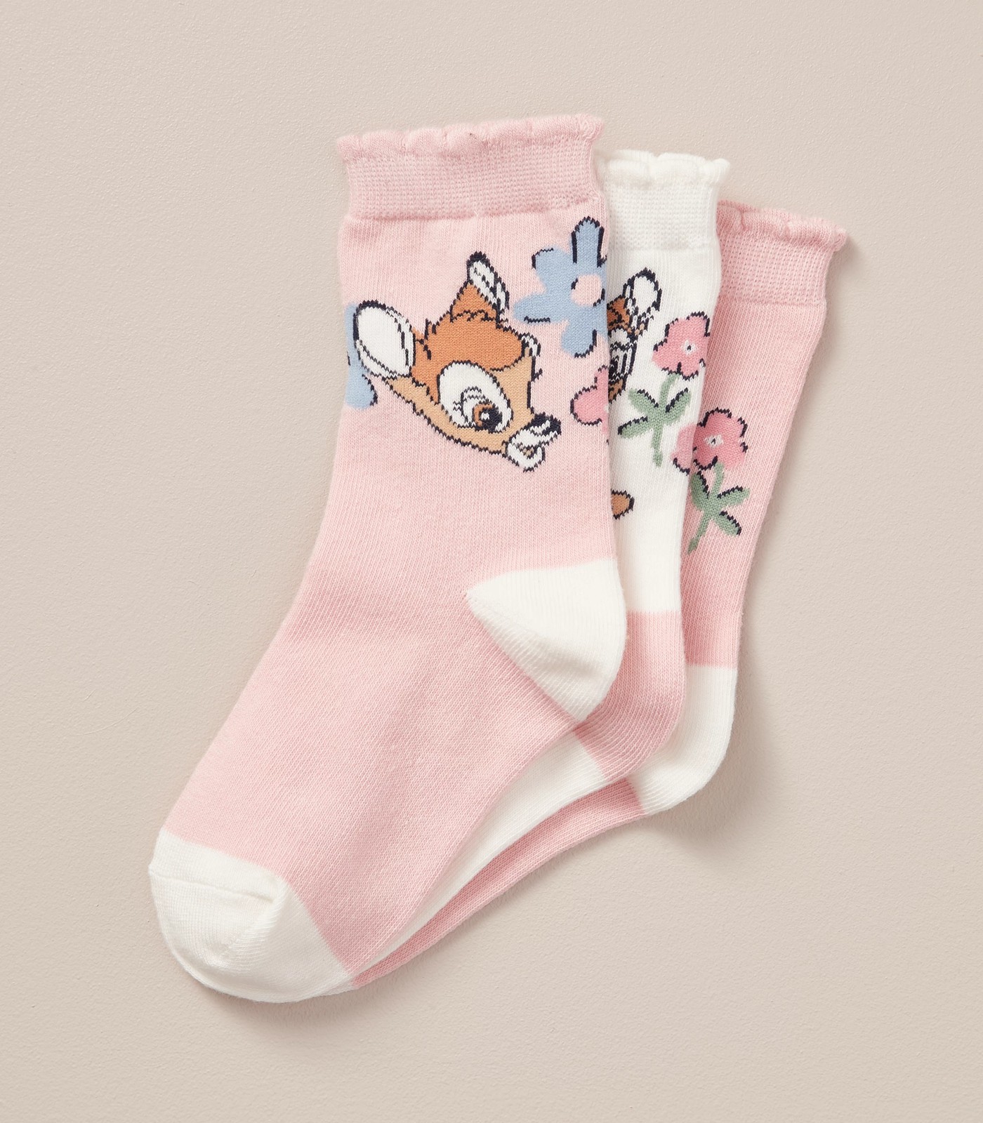 Disney Bambi No-Show Socks 1 Pair NEW