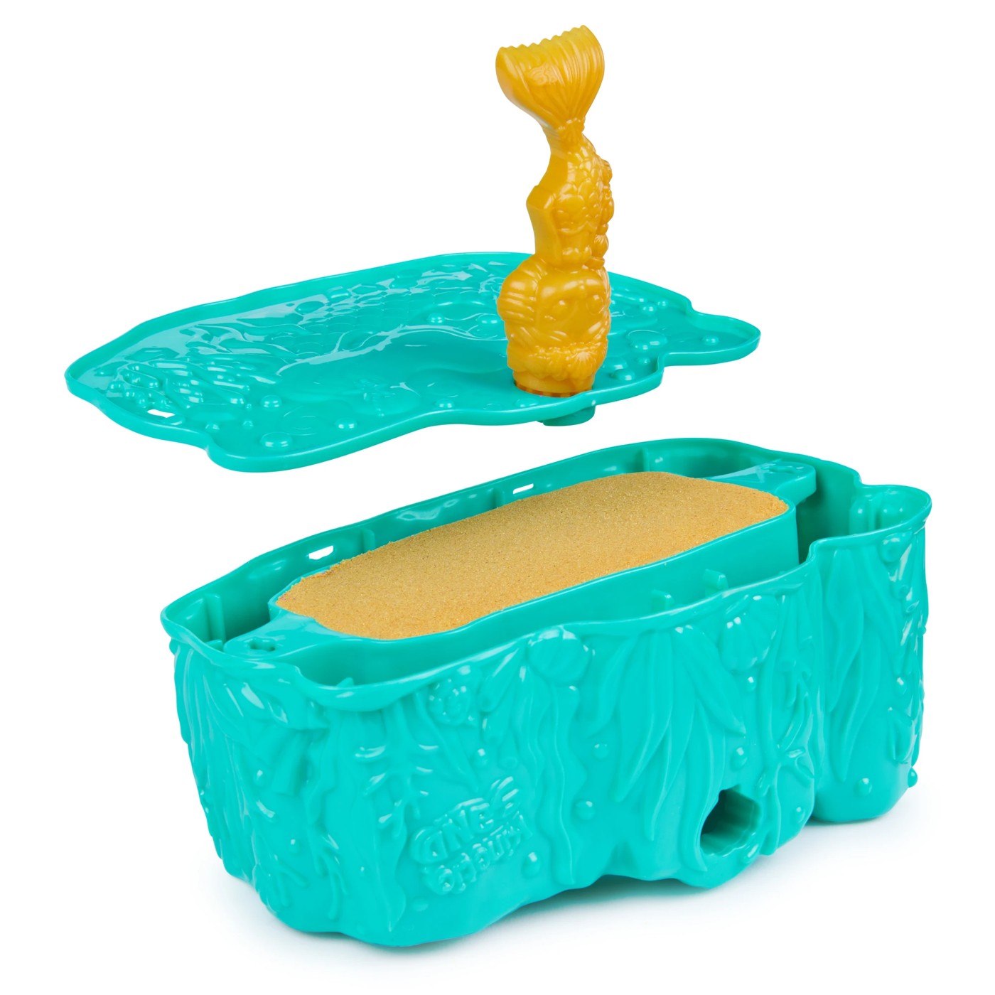 Kinetic Sand, Mermaid Crystal Playset, with Tools and Storage