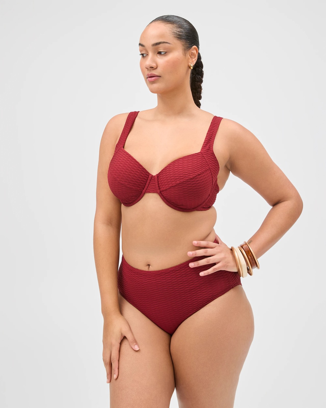 Shape Your Body Resort Balconette Jacquard Swim Bikini Top 4 of 6
