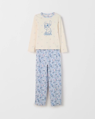Disney Lilo & Stitch Australian Cotton Older Girls Knit Pyjama Set
