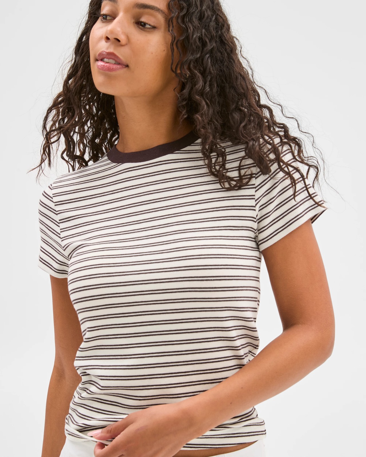 Australian Cotton Blend Stretch T-Shirt 3 of 6