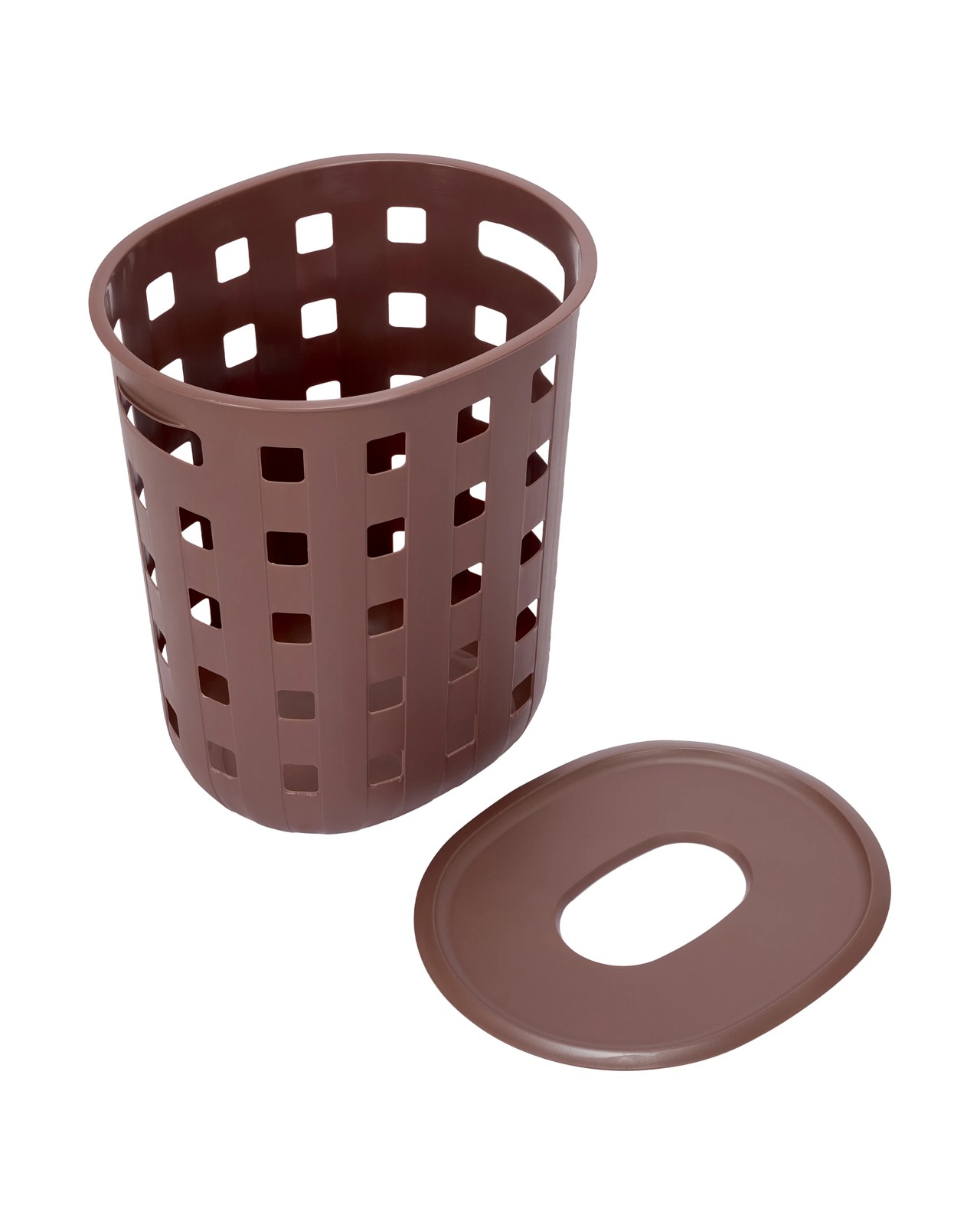 Anko 80L Trellis Laundry Hamper - Chocolate 5 of 6