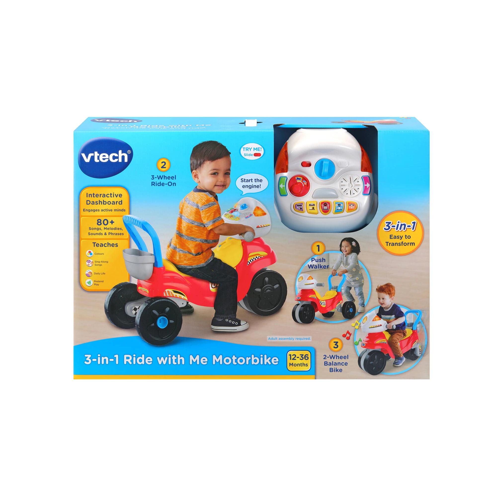 VTech 3 in 1 Ride with Me Motorbike Target Australia